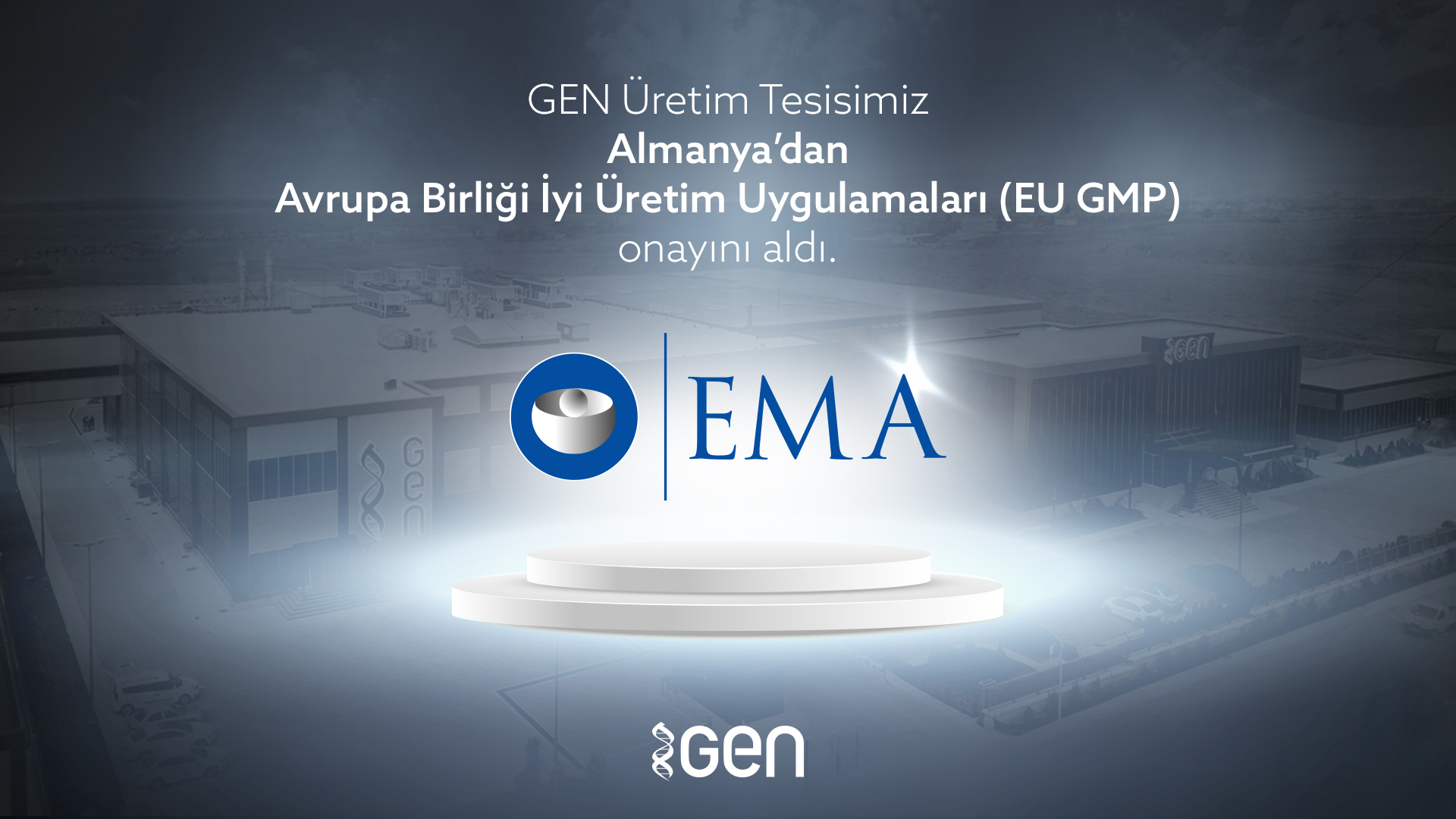 Üretim Tesisimiz Almanya’dan EU GMP Onayını Aldı.